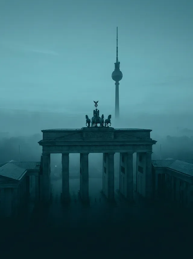 Stilisierte Ansicht von Berlin