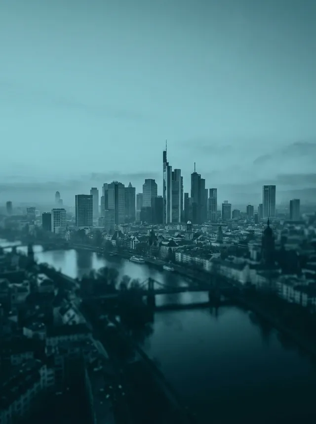 Stilisierte Ansicht von Frankfurt