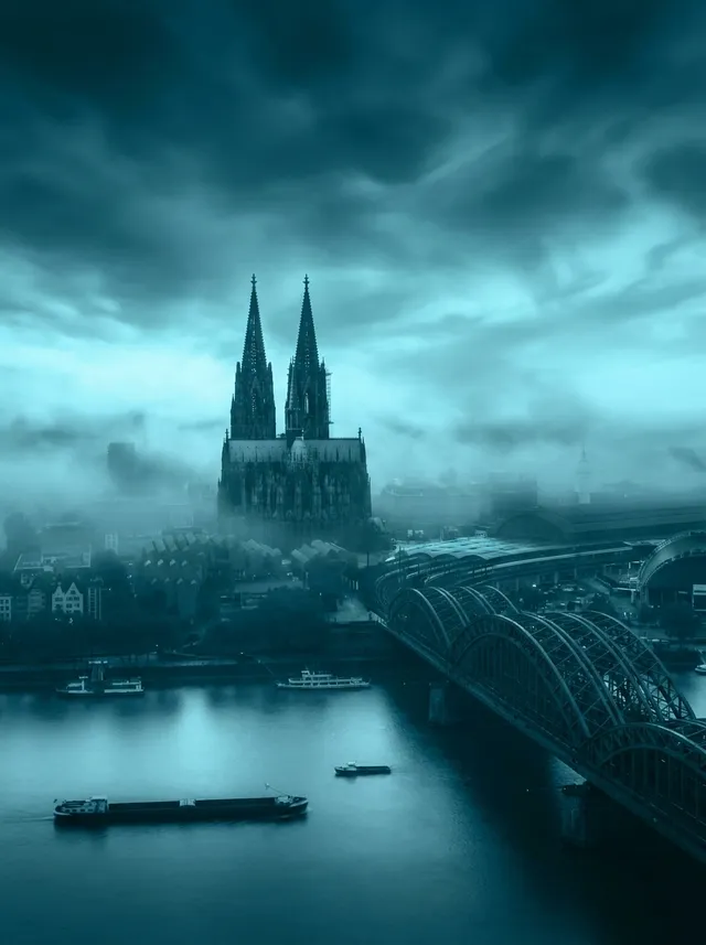 Stilisierte Ansicht von Köln