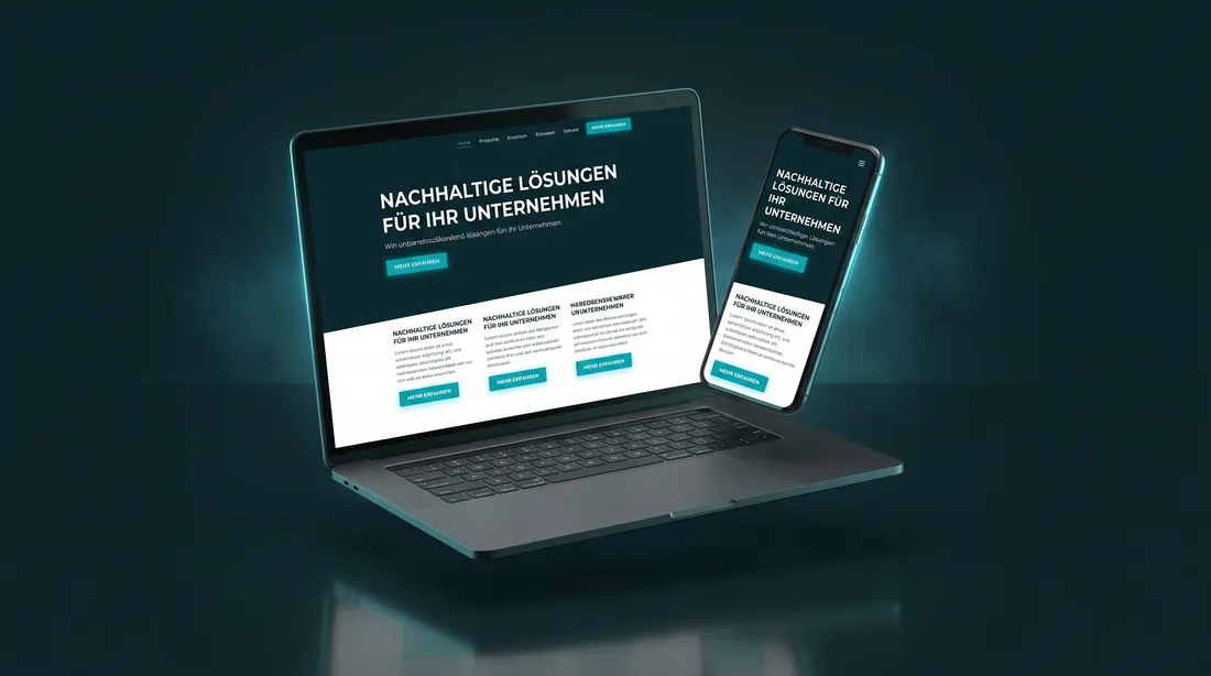 Webseite aus dem Abo auf Laptop und Smartphone